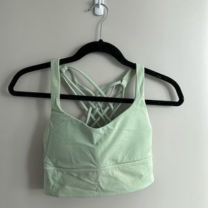 Lululemon Free to be longline bra light green size 6